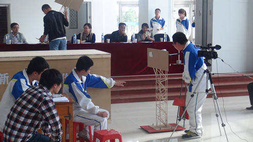 我校举办第五届“金鹰杯”结构模型设计大赛