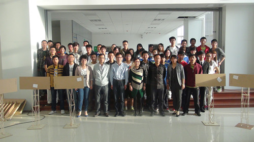 我校举办第五届“金鹰杯”结构模型设计大赛